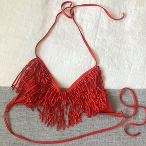 L* Space Fringe Bikini Top
